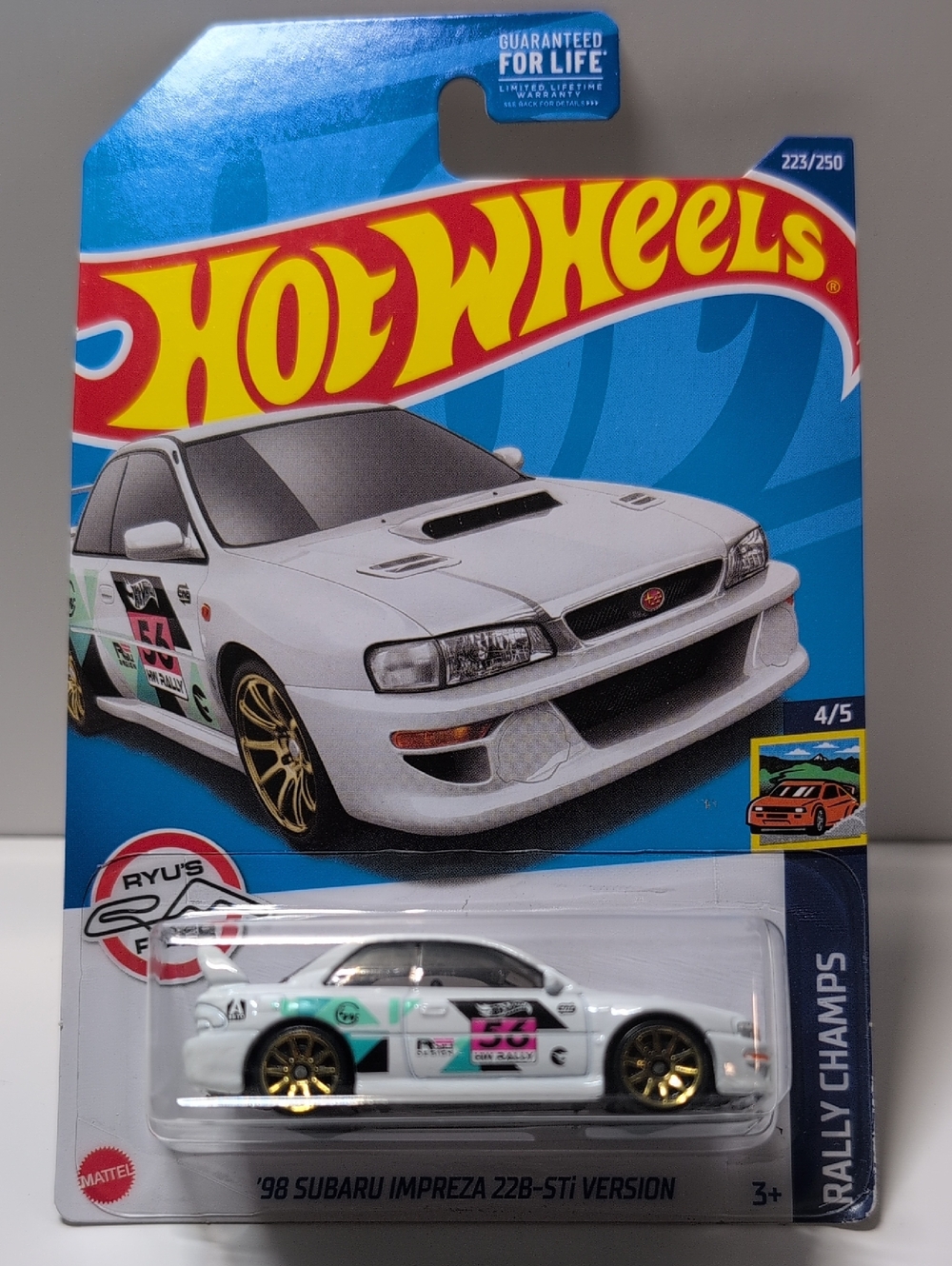 Hot Wheels 98 Subaru Impreza 228-STI Version Mattel NEW Ships Secure In Box